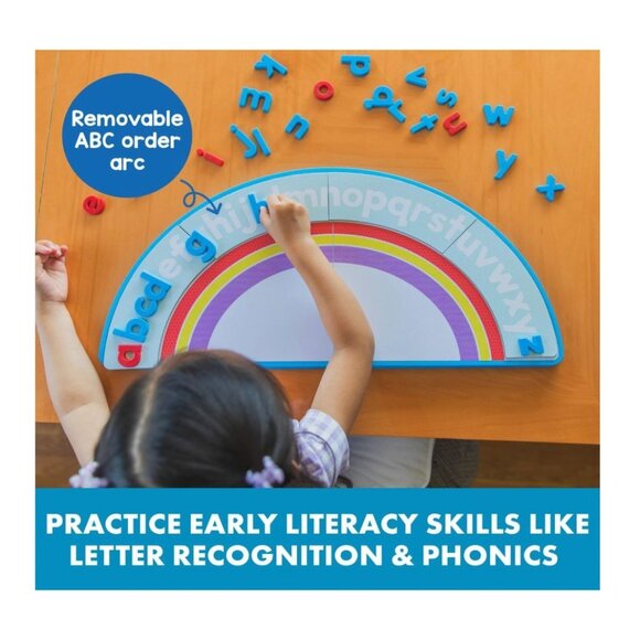 Educational Insights ABC Arc Mat AlphaMagnets® Set – Alphabet Magnets for Kids - Picture 4 of 7